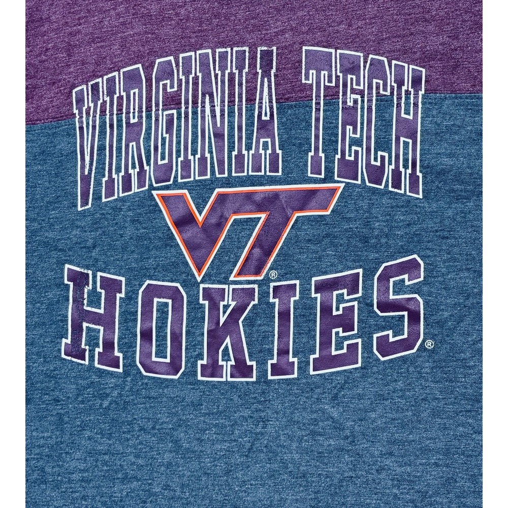 Campus Heritage Virginia Tech Hokies VT Tank Top Shirt XL Purple/Blue